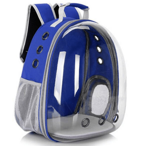 Rucsac pentru transportul animalelor Enjoy Blue 36X26X41cm