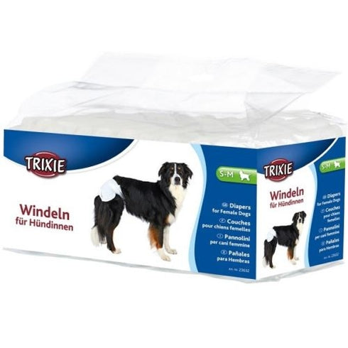 Scutece pentru caini Trixie 28-40 cm 12 bucati