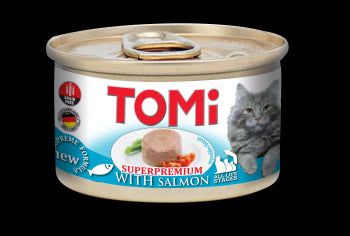Hrana umeda pentru pisici Tomi cu somon 85 g