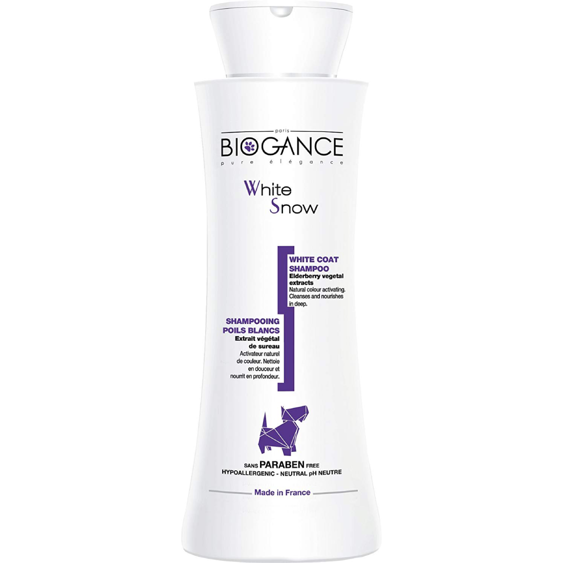 Sampon pentru caini Biogance Dog Shampoo White Aloe 250ml - Animax