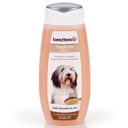 Sampon pentru caini Beeztees cu ulei de macadamia pentru blana lunga 300ml