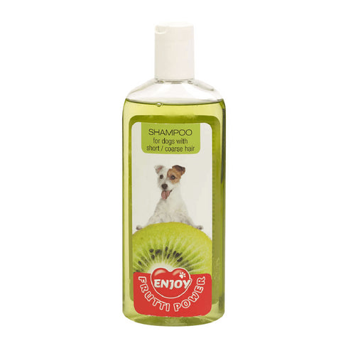 Sampon pentru caini Enjoy Frutti Short Hair cu Kiwi 300ml