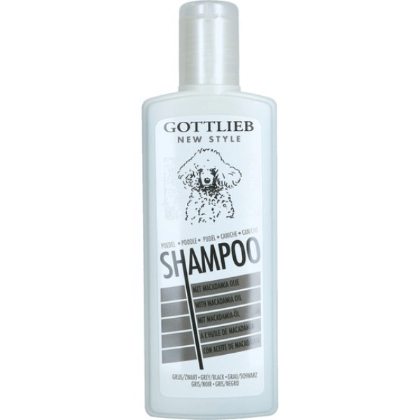 Sampon pentru caini Gottlieb Poodle Grey-Black 300 ml - Animax