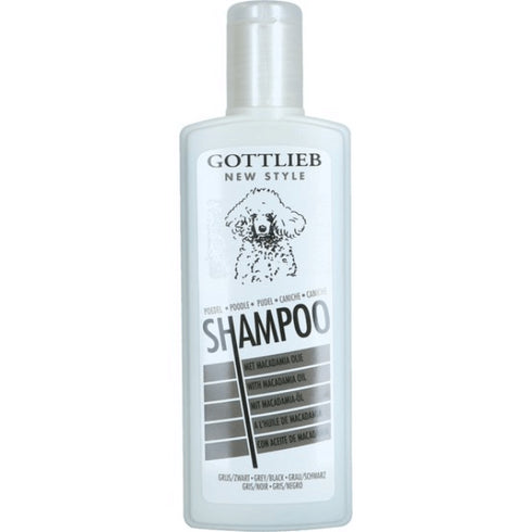 Sampon pentru caini Gottlieb Poodle Grey-Black 300 ml
