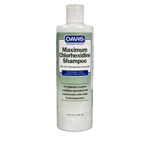 Sampon pentru caini si pisici Davis Maximum Chlorhexidine 355 ml