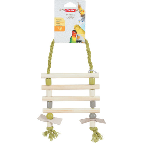 Scara din lemn cu piele pentru pasari Zolux Z