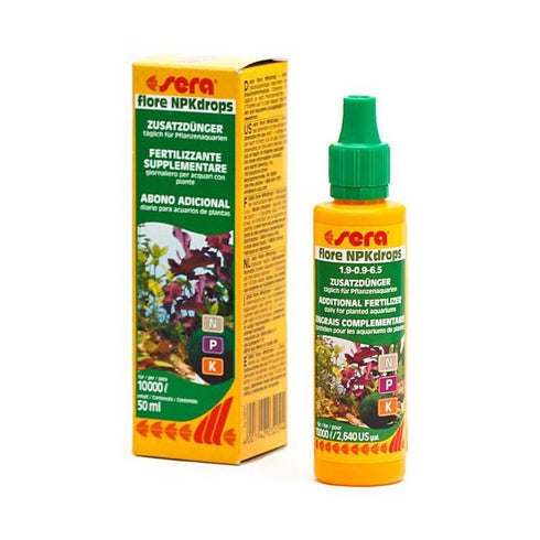 Solutie pentru cresterea plantelor Sera Flore NPK drops 50 ml