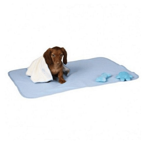 Set catelus Baby Trixie Prosop + Jucarii Albastru