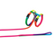 Set lesa si zgarda pentru pisici Nobby Rainbow