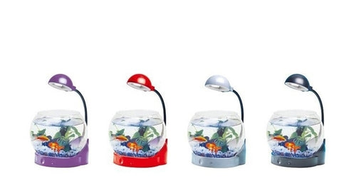 Set betta bol albastru si lampa cu led Jeneca 2 L