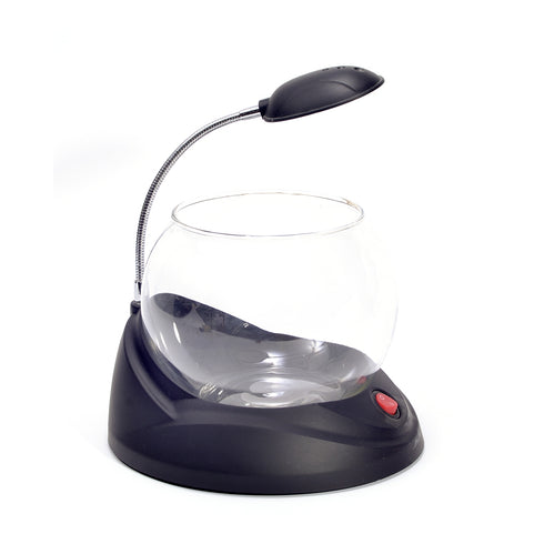 Set betta bol negru si lampa cu led Jeneca 2 L