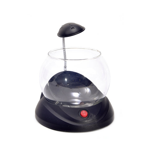 Set betta bol negru si lampa cu led Jeneca 2 L