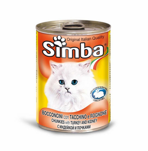 Hrana umeda pentru pisici Simba cu curcan 415 g