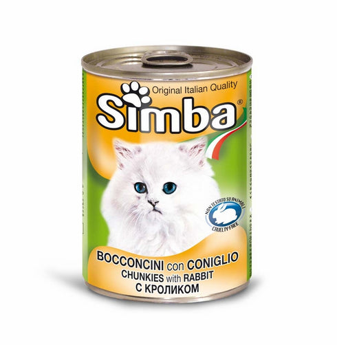 Hrana umeda pentru pisici Simba cu iepure 415 g
