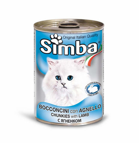 Hrana umeda pentru pisici Simba cu miel 415 g