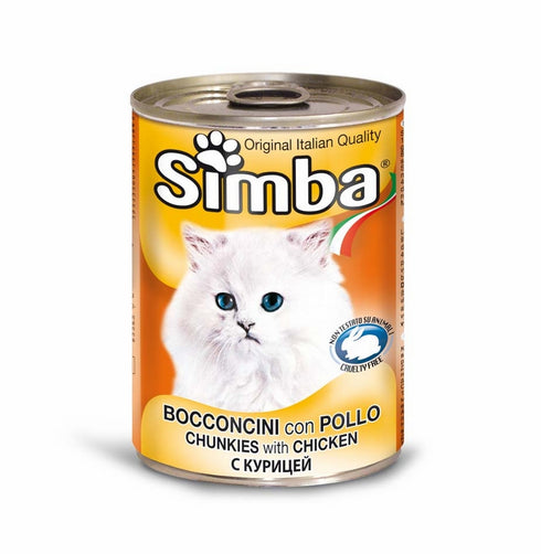 Hrana umeda pentru pisici Simba cu pui 415 g