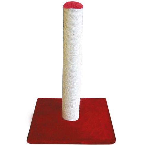 Jucarie pentru pisici stalp Sisal Berlin Red 40x40x62cm