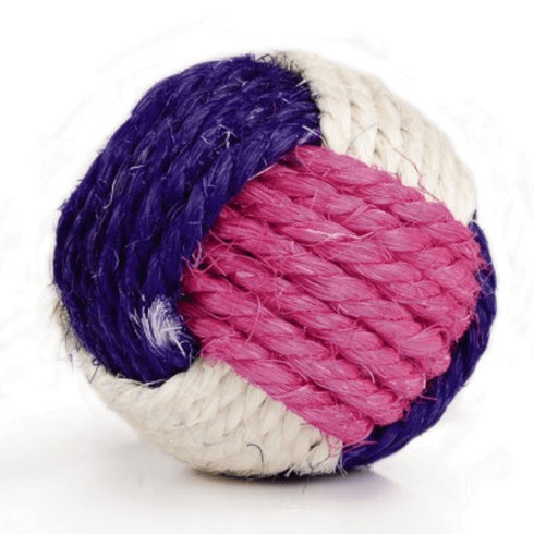 Sisal pentru pisici Catnip Minge impletita