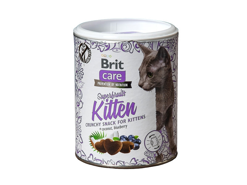 Recompense pentru pisici Brit Care Snack Superfruits Kitten 100 g - Animax
