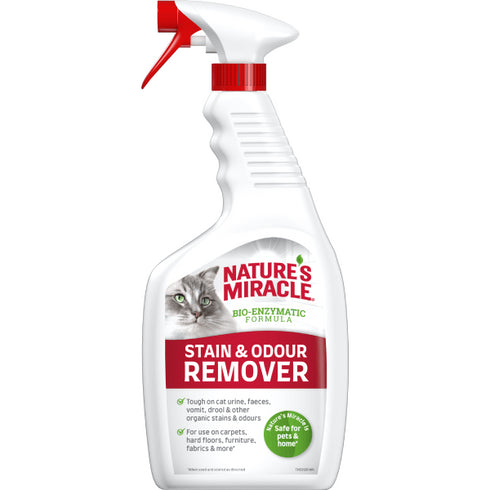 Solutie pentru pete si mirosuri Nature's Miracle Cat 709ml