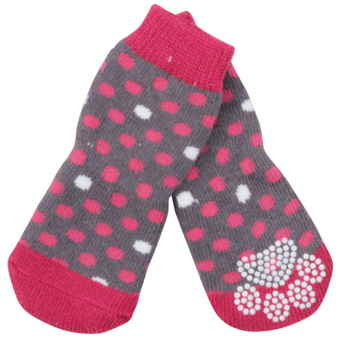 Sosete pentru caini Pawise Anti-Slip Buline XL 4buc-set