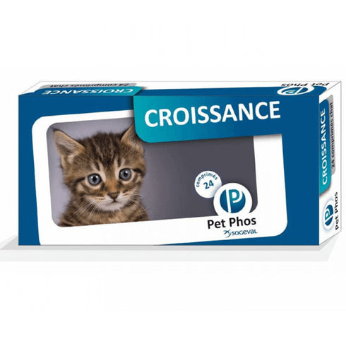 Supliment de vitamine pentru pisici Pet Phos Felin Croissance 96tablete