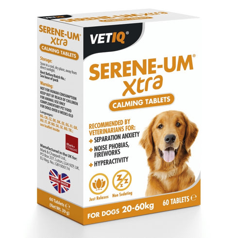 Suplimente pentru caini Vetiq Serene - Um Xtra 60 Tablete