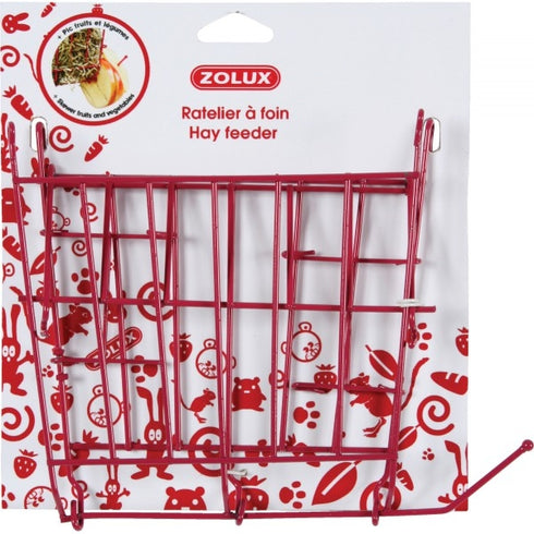 Suport metalic rosu pentru fan Zolux 170x75x175 mm