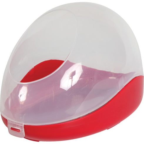 Toaleta rosie pentru chinchilla Zolux 18.5 x 28 x 19 cm