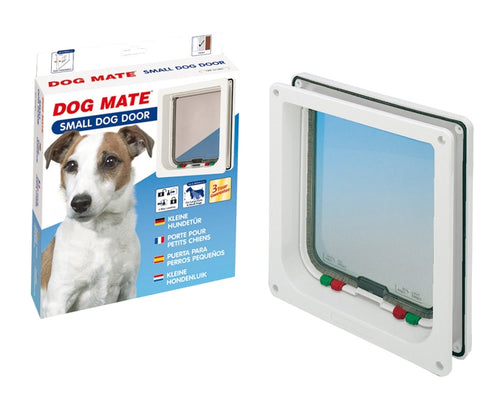 Usa alba pentru caini de talie mica Dog Mate 23.5 X 25.2 cm