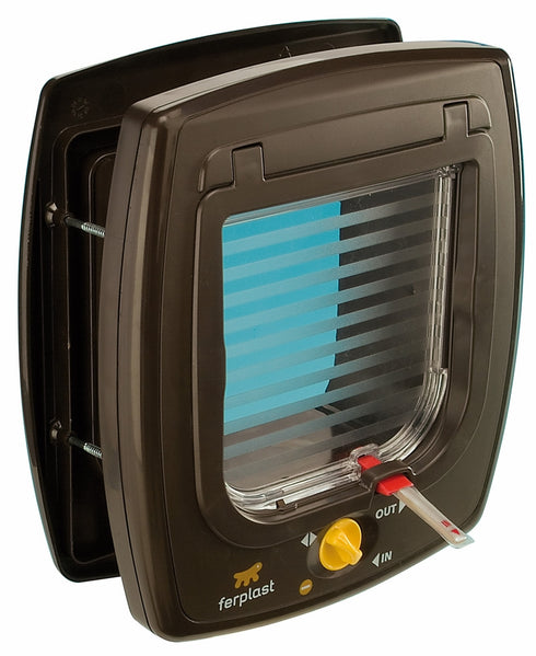 Usa maro pentru caini de talie mica si pisici Ferplast Swing 22.5 x 10.4 x 25.2 cm