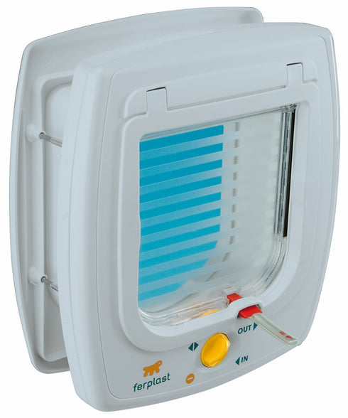 Usa acces pentru pisici si caini de talie mica Ferplast Swing alba