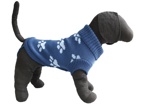 Haina pentru caini Tricot Albastru XS