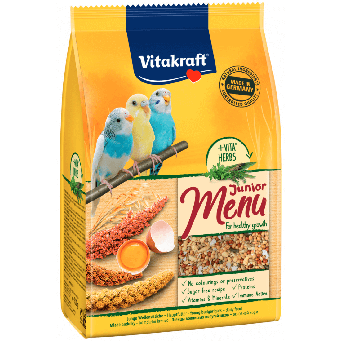 Hrana pentru perusi Vitakraft Premium Menu Junior 500G - Animax
