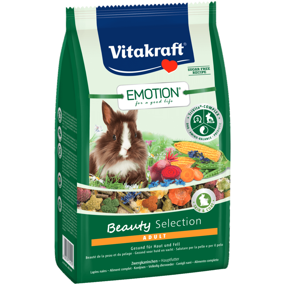 Hrana pentru iepuri Vitakraft Emotion Beauty Adult 600G - Animax