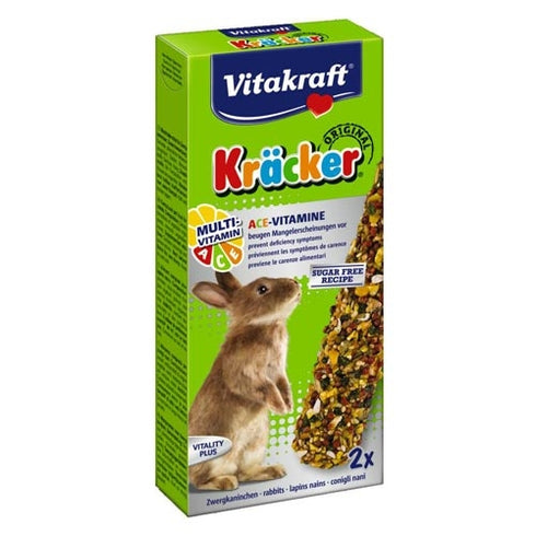 Batoane pentru iepuri Vitakraft Multivitamine 112 g