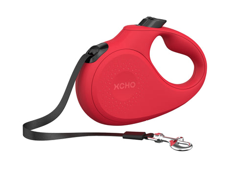 Lesa retractabila pentru caini Xcho 3M Banda XS Rosu