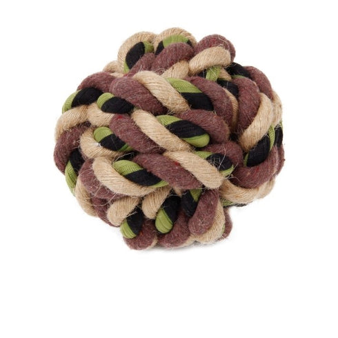 Jucarie pentru caini minge din sfoara Enjoy 10 cm