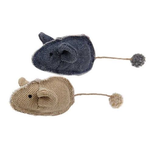 Jucarie pentru pisici soarece Enjoy 20 cm 2 bucati