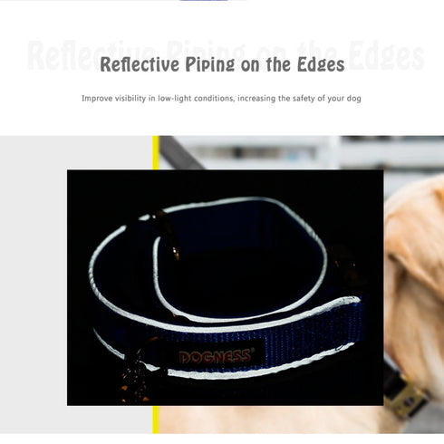 Zgarda pentru caini Dogness L 2.5cm 46-55cm