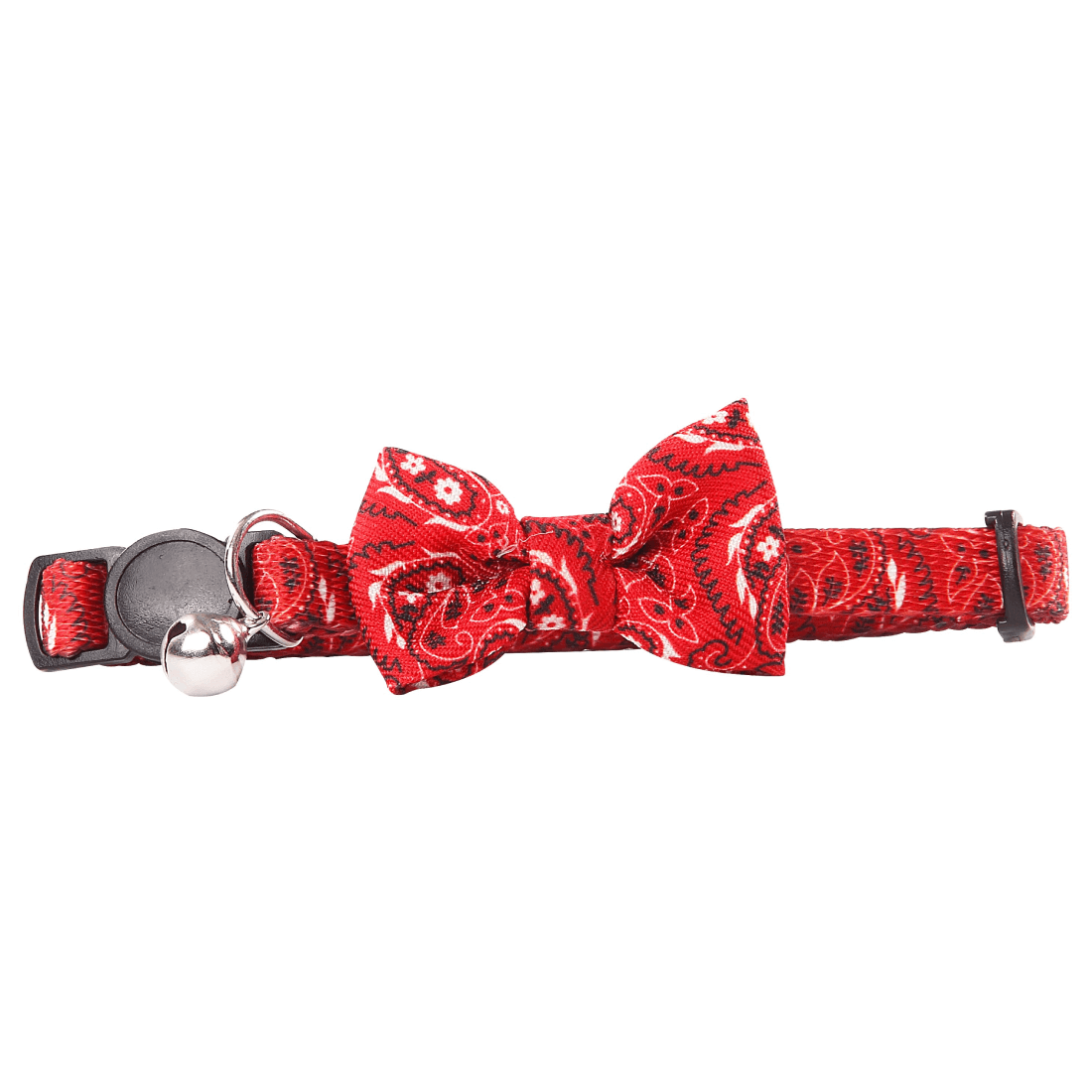 Zgarda cu papion pentru pisici Pawise Red - Animax