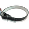 Zgarda din piele cu pasla Enjoy XL Negru 22x550mm