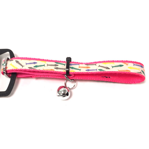 Zgarda reflectorizanta pentru pisici Enjoy Pink HQ NY XS 1.2x35 cm 150702