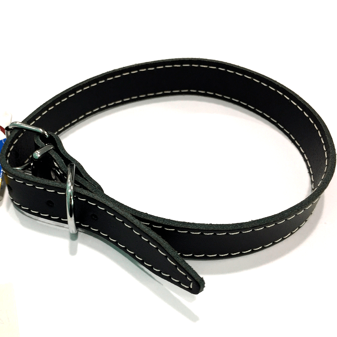 Zgarda reglabila din piele Enjoy XL Negru 22x550mm - Animax