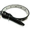 Zgarda reglabila cu tinte din piele Enjoy S Negru 12x330mm
