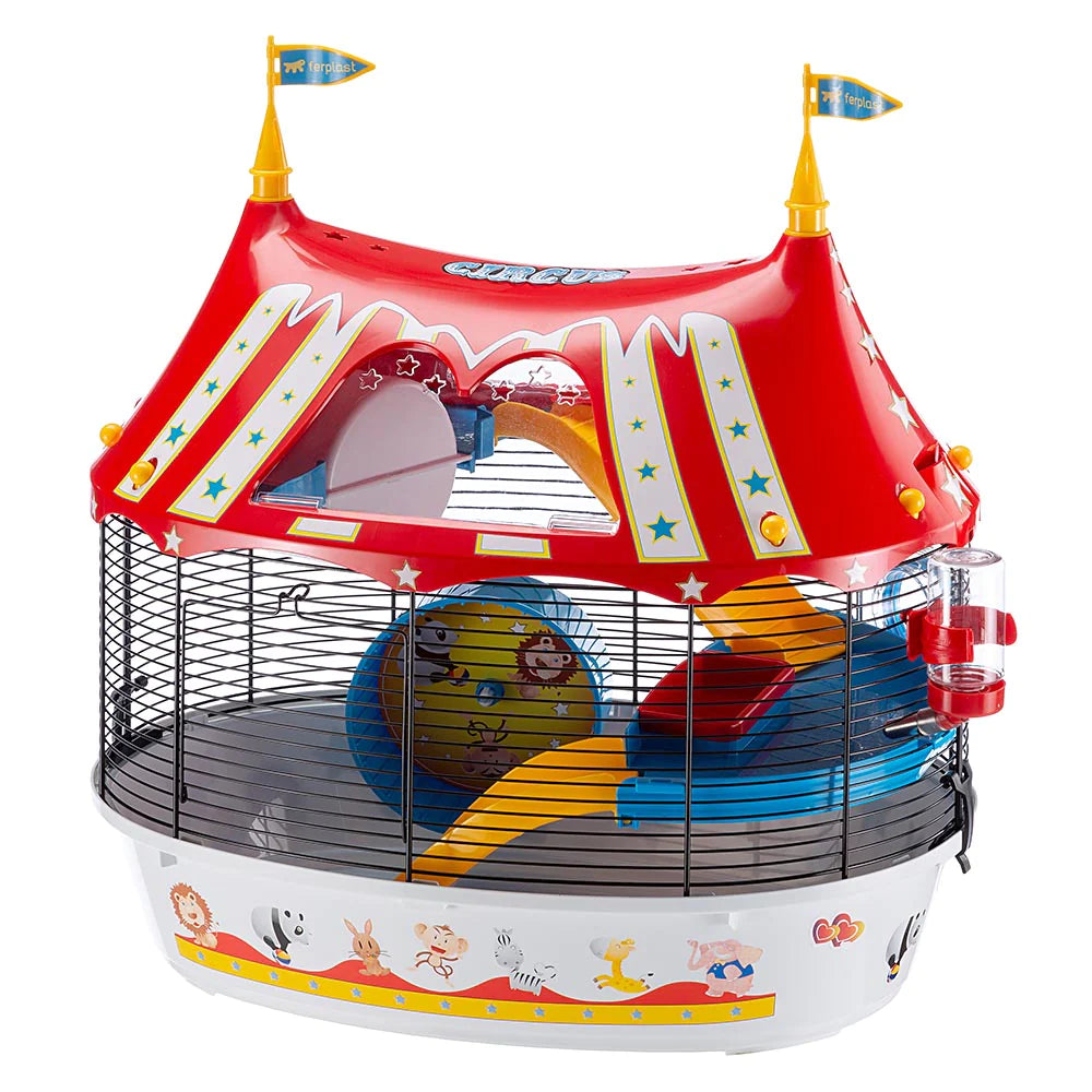 Cusca pentru hamsteri Ferplast Circus Fun 49.5 x 34 x h 42.5 cm - Animax