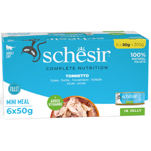 Hrana umeda pentru pisici Schesir Ton Jelly 6x50g