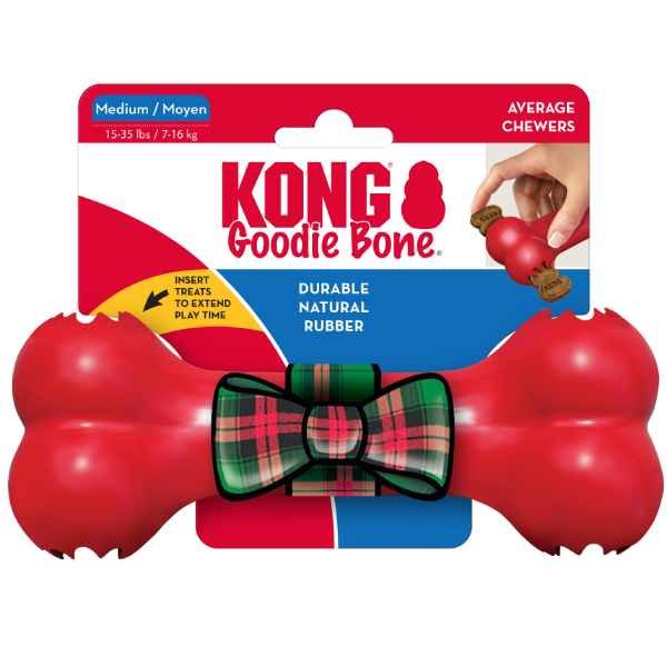 Jucarie pentru caini Kong Holiday Goodie Bone MD