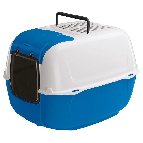 Litiera acoperita pentru pisici Ferplast Prima Cabrio 39,5 x 52,5 x h 38 cm