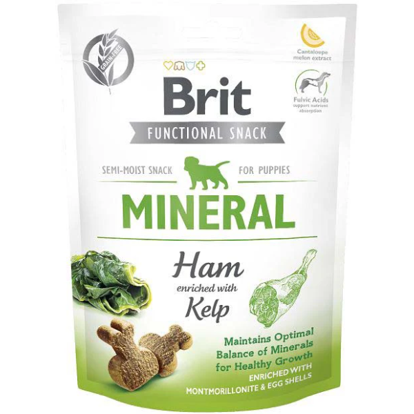 Recompensa pentru caini Brit Care Puppy FS Mineral&Sunca 150g